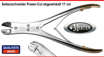 Seitenschneider Power Cut  - abgewinkelt Zahntechnik  Double Action TC