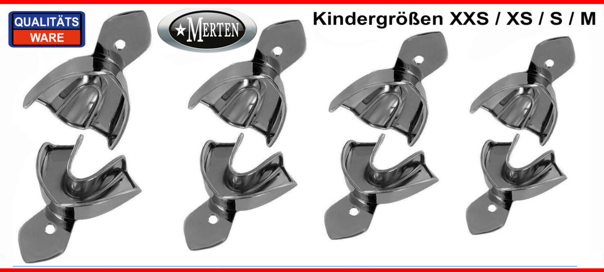 8 Abdrucklöffel Kinder GLATT Kindergrößen