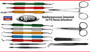 Zahntechniker Instrumente Set Aufwachstechnik Set Aufwachsinstrumente Thomas