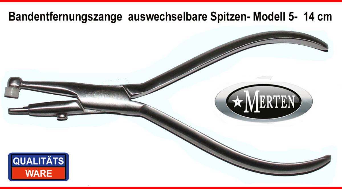 Bracketentfernungs Zange - lange Version 15 cm - auswechselbar Schneide