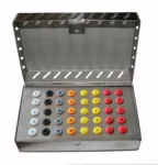 Bohrer Tray - Sterilisations-Tray für 40 Bohrer 1,6 + 2,3mm