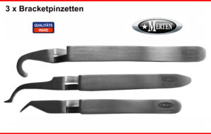 3  x Bracket Halter Klemmpinzette - Bracket-Pinzetten im Set