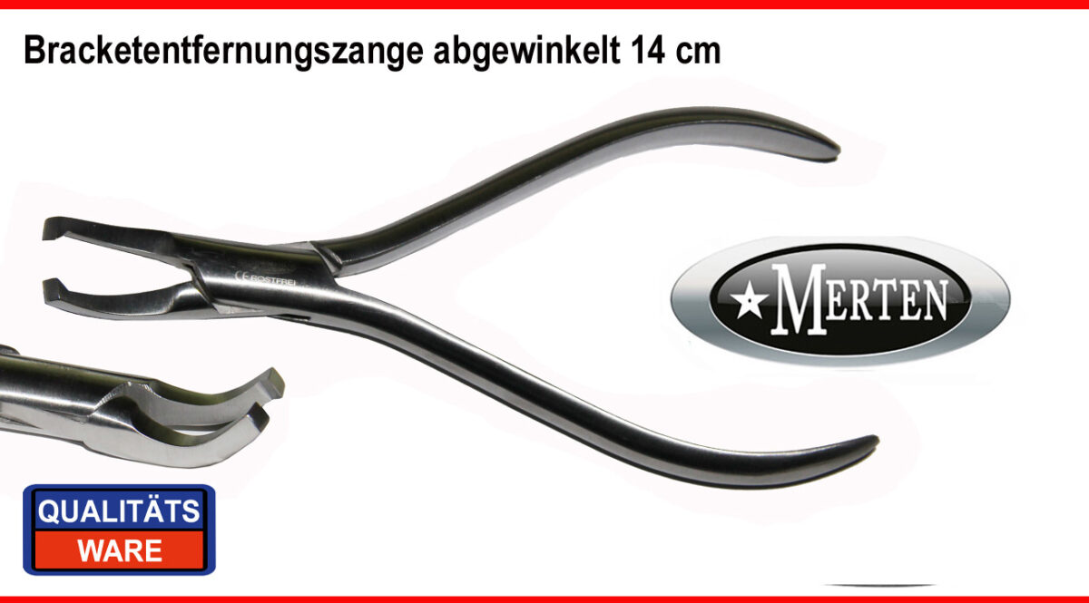 Bracket - Entferner Zange lingual abgewinkelt - Bracket - Entfernungszange KFO