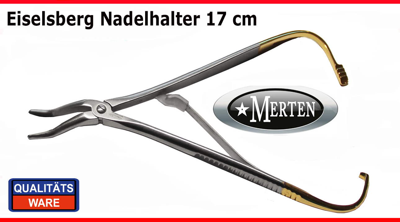 Eiselsberg Nadelhalter  17 cm Länge  - TC Hartmetall Einlage