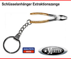 Schlüsselanhänger  Zahnarzt  Extraktionszange - mit Funktion - Zahnarzthelferin