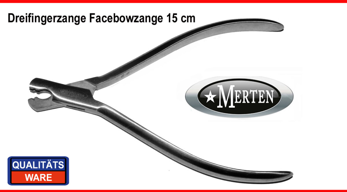 Dreifingerzange Stark - Facebow-Zange - Three Prong / Jaw Plier