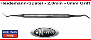 Heidemannspatel  2,0mm Breite - 8mm Hohlgriff