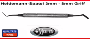 Heidemannspatel  3,0mm Breite - 8mm Hohlgriff