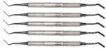 5 x Heidemann-Spatel 2,0mm Breite - 8mm Hohlgriff