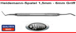 Heidemannspatel   federhart  1,5 mm Breite - 6 mm Rundgriff