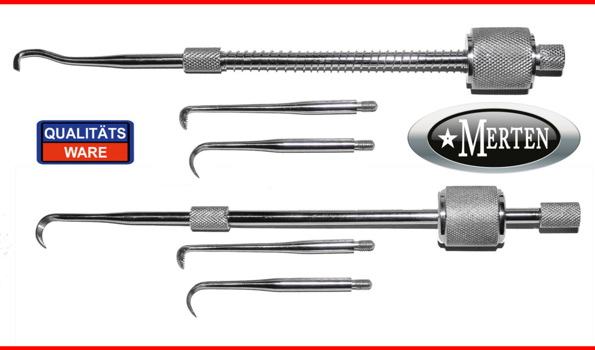 2 x Hirtenstab CR3 nach Morell mit/ohne Feder - Kronenabnehmer Prothesenlöser