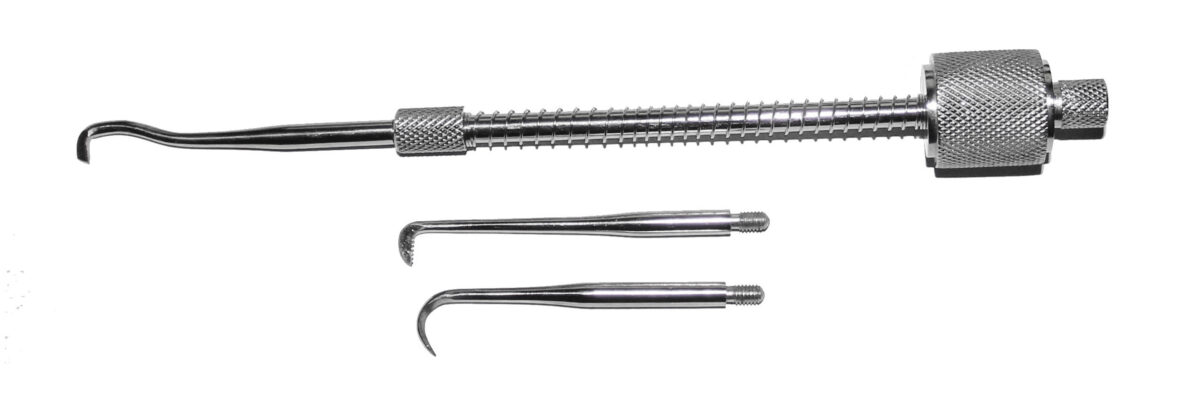 Kronenabnehmer Hirtenstab nach Miller mit Feder - Prothesenabnehmer