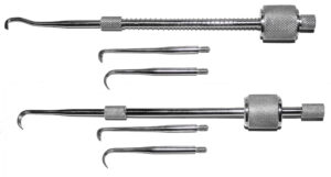 2 x Hirtenstab CR3 nach Morell mit/ohne Feder - Kronenabnehmer Prothesenlöser