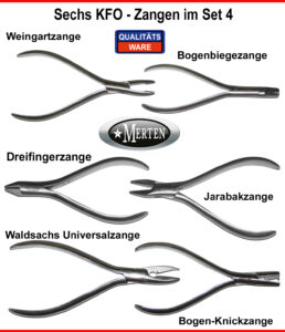 24 kieferorthopädische Zangen Kieferorthopädie Zahntechnik Bracket - KFO-Zange