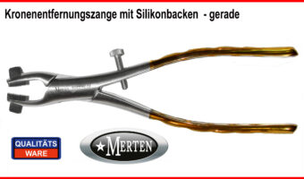 Kronenlösezange C Provisorienentfernungszange Provisorienzange mit Silikonbacken