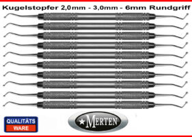 10 x Kugelstopfer 2,0 - 3,0 mm