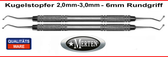 2 x Kugelstopfer 2,0-3,0mm