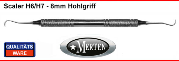 Scaler H6/H7  -   8 mm Hohlgriffe - extra leicht