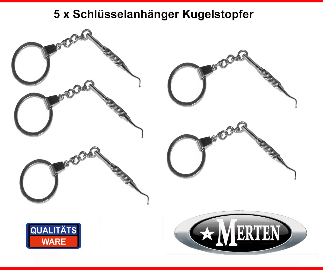 5 Schlüsselanhänger  Kugelstopfer  - Zahnarzt Zahnarzthelferin Zahnarztpraxis