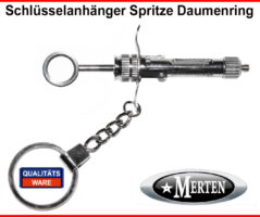 Schlüsselanhänger Spritze 3 -  Zahnarzt  Injektionsspritze -Zahnarzthelferin