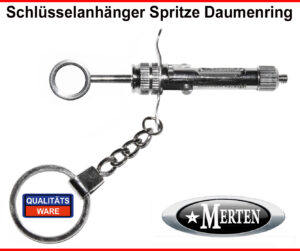 Schlüsselanhänger Spritze 3 -  Zahnarzt  Injektionsspritze -Zahnarzthelferin