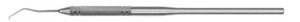 5 zahnmedizinische Sonden - Fig. 17 extra fein - spitz - Rundgriff 16 cm