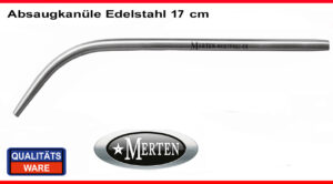 Speichelsauger - Saugkanüle Absaugkanüle Speichelkanüle - Edelstahl