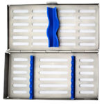 Sterilisationkassette - Sterilisation Tray / Box für 7 Instrumente Wash Tray