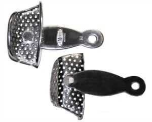 1 Abdrucklöffel partiell  - drehbarer Griff  - PERFORIERT  - Rim Lock