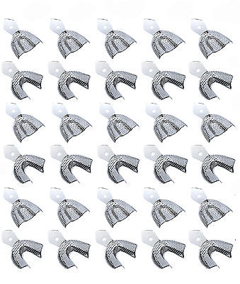 30 x  Abdrucklöffel perforiert  - Größe XL/L/M/S/XS je 10 nach Wunsch Rim-Lock