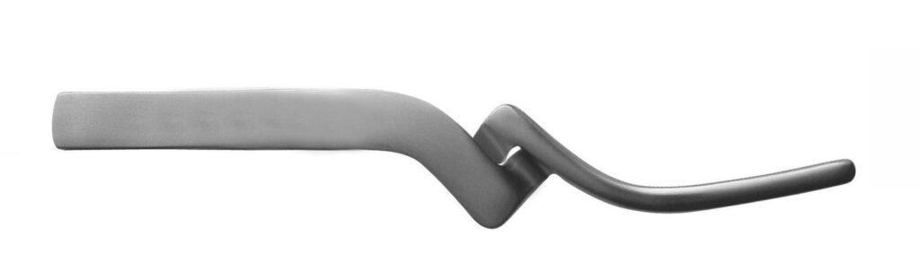 Artikulationspinzette Fasspinzette Miller Pinzette gebogen