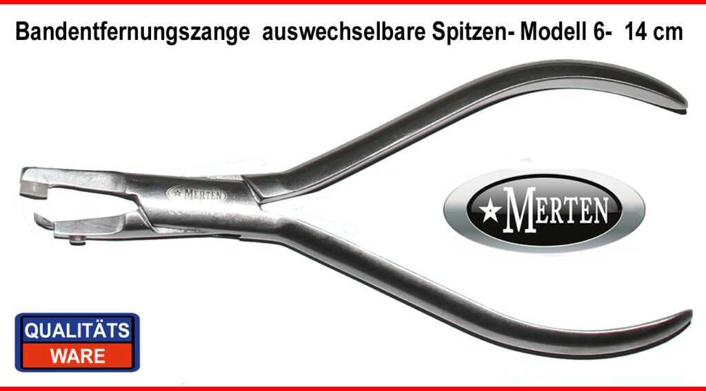 Bandentfernungs Zange  -  auswechselbare Schneide   Bracket / Band Remover