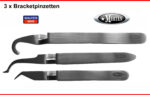 3  x Bracket Halter Klemmpinzette - Bracket-Pinzetten im Set