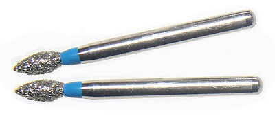 Diamanteinsatz 2 x 1,6mm - blau Baseball Teleskopzange  Flipper Konuskronenzange