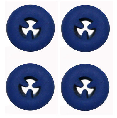 4 Silikon-Einsätze blau Halterungen für Bohrer- Tray - Bohrerständer