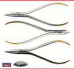 Flachzange geriffelt - Dreifingerzange - Hohlkehlzange -Edelstahl Zahntechnik