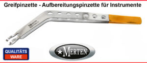 Greifpinzette Instrumente - Aufbereitungspinzette 17cm - Sterilisationspinzette