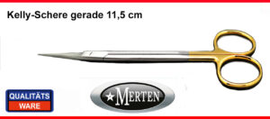 Kelly Schere - gerade -  11,5 cm - Hartmetall TC /  PERMA-CUT