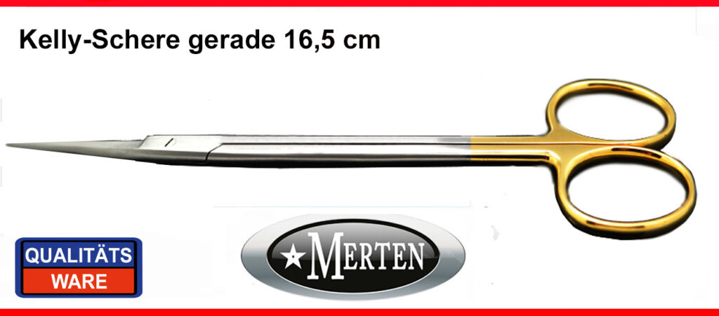 Kelly Schere - gerade -  16,5 cm - Hartmetall TC