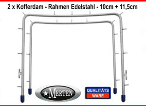Kofferdam Rahmen 2 x - 10cm +11,5 cm - Kofferdamrahmen
