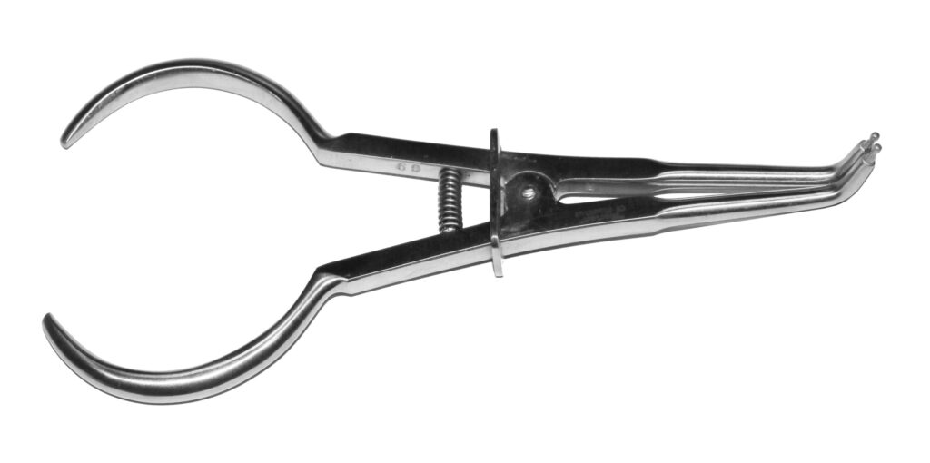 Kofferdam Zange nach  Palmer Kofferdamzange Separierzange