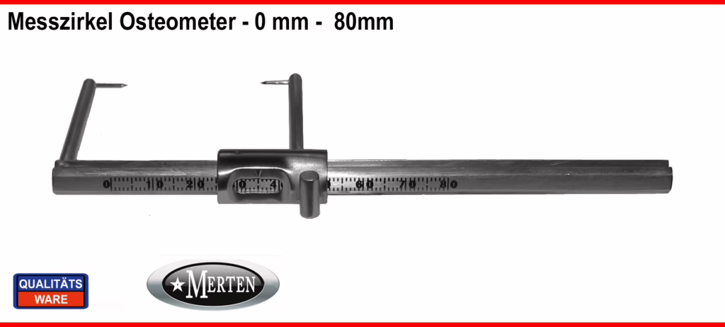1 Messzirkel Implantate - Osteometer - Caliper - Schieblehre - Messlehre