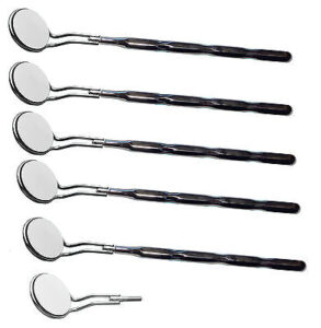5 Mundspiegel - Doppelseitig Wangenhalter  Rhodium -  Front Surface