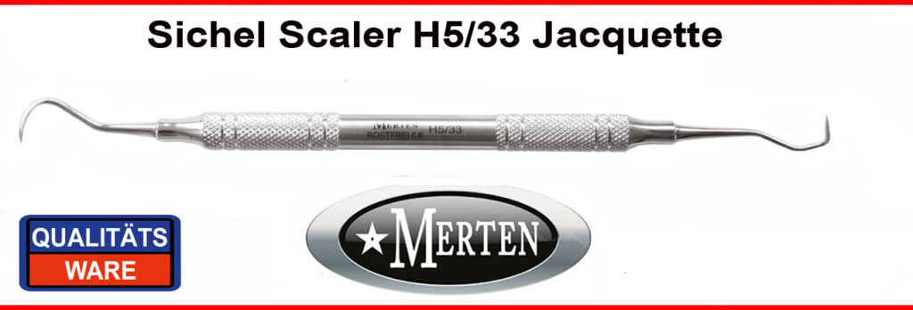 Scaler  H5/33   8 mm Hohlgriff - extra leicht