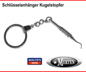 Schlüsselanhänger  Kugelstopfer - Zahnarzt Zahnarzthelferin ZMF