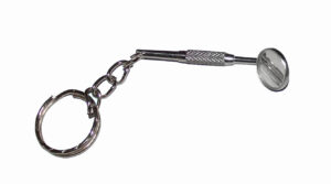 Schlüsselanhänger Mundspiegel Zahnarzt Zahnarzthelferin