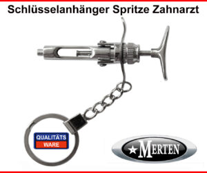 Schlüsselanhänger Spritze -  Zahnarzt  Injektionsspritze - 2 -Zahnarzthelferin