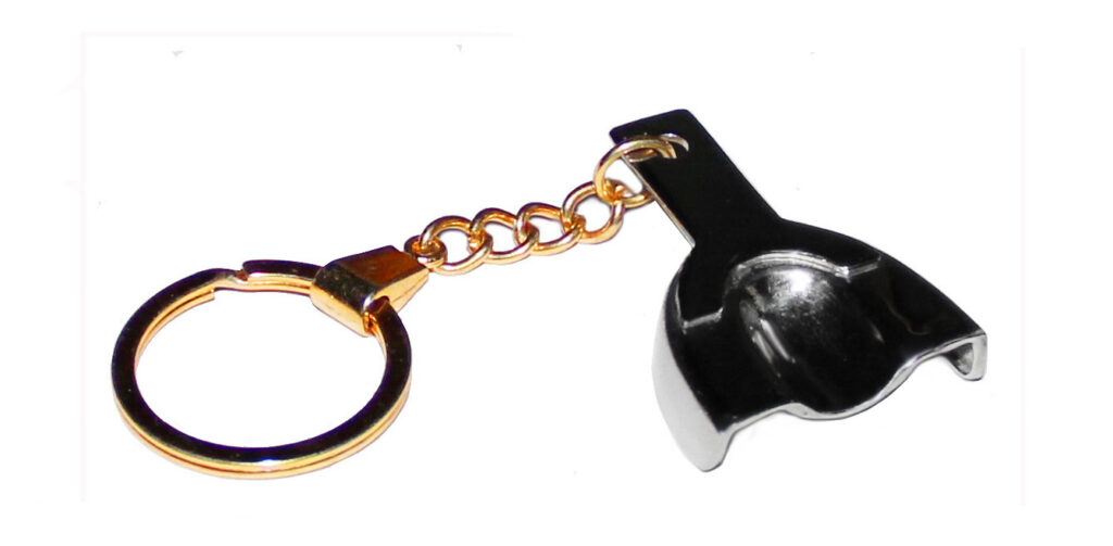 Schlüsselanhänger  Zahnarzt -  Key Chain Dentist Abdrucklöffel glatt Zahnmedizin