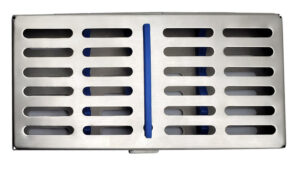 Sterilisationkassette - Sterilisation Tray / Box  für 7 Instrumente Wash Tray