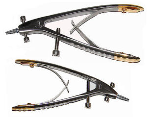 2 x Teleskopkronenzange Konuskronenzange + diamantierte Einsätzen 2,3mm + 1,6 mm